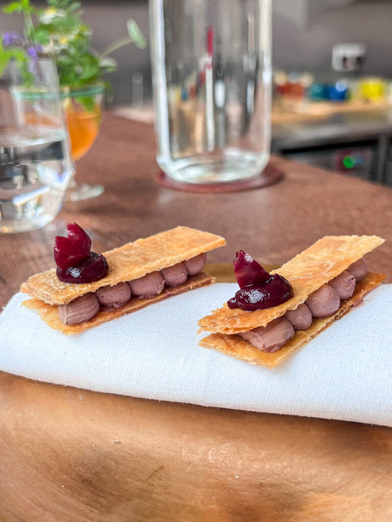 Duck pate sandwiches from the Avery x Argile collab