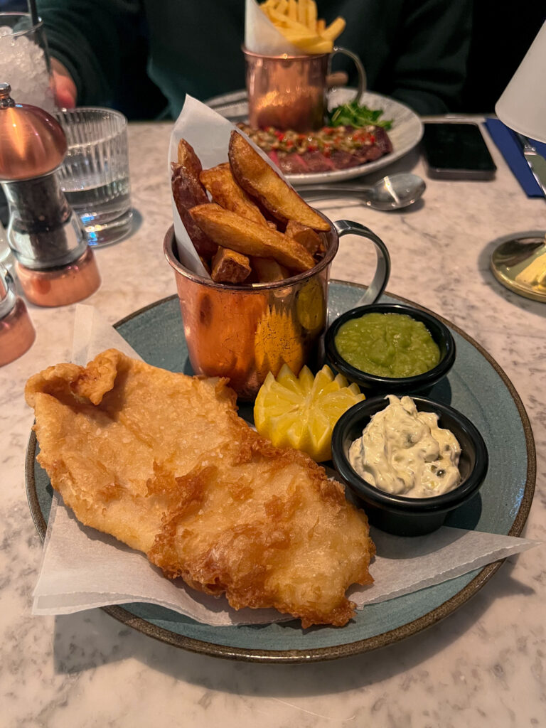 Fish and chips from Le Monde