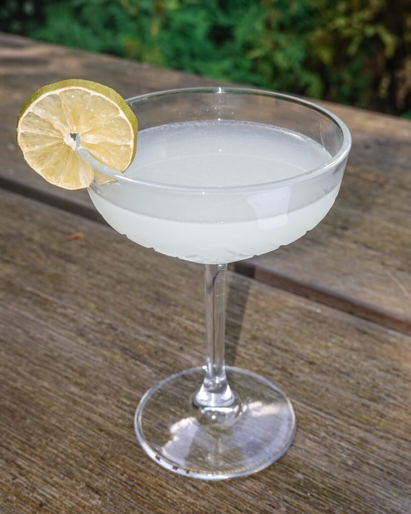 gimlet cocktail from the gardener's cottage